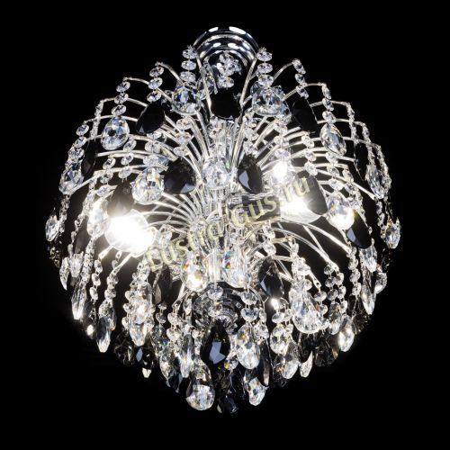 Люстра Хрустальные брызги Журавлик черный в Магнитогорске Гусь Хрустальный