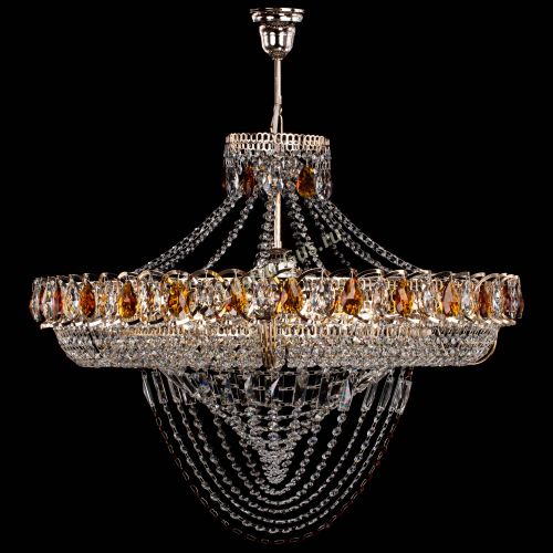 Люстра Кольцо Классика Веер №8 чайная в Магнитогорске Гусь Хрустальный