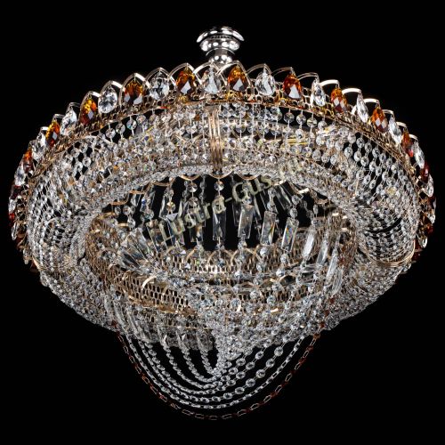 Люстра Кольцо Классика Веер №8 чайная в Магнитогорске Гусь Хрустальный