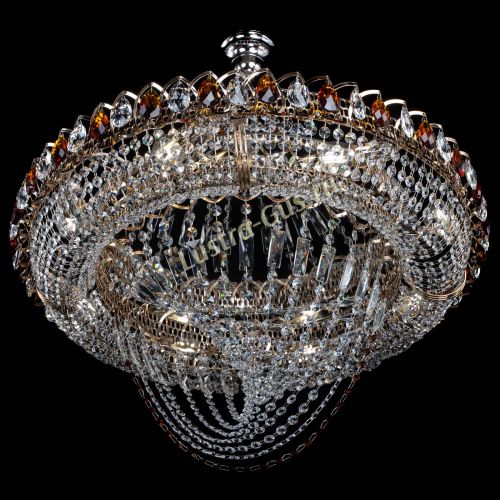 Люстра Кольцо Классика Веер №8 чайная в Магнитогорске Гусь Хрустальный