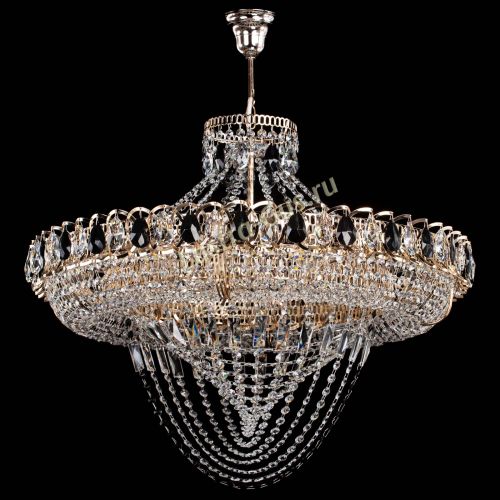 Люстра 	 Кольцо Классика Веер №8 черная в Магнитогорске Гусь Хрустальный