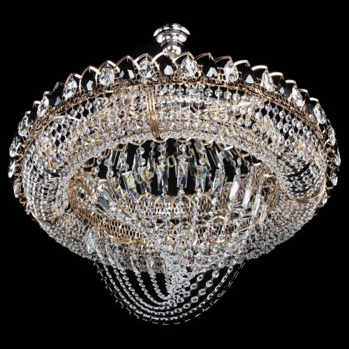 Люстра 	 Кольцо Классика Веер №8 черная в Магнитогорске Гусь Хрустальный