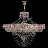 Люстра Кольцо Классика Веер №8 фиолетовая в Магнитогорске