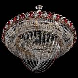 Люстра Кольцо Классика Веер №8 красная в Магнитогорске Люстра Кольцо Классика Веер №8 красная в Магнитогорске
