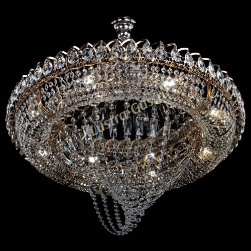 Люстра Кольцо Классика Веер №8 в Магнитогорске Гусь Хрустальный