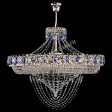 Люстра Кольцо Классика Веер №8 синяя в Магнитогорске