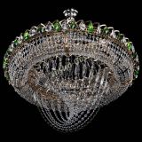 Люстра Кольцо Классика Веер №8 зеленая в Магнитогорске
