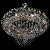 Люстра Кольцо Классика Веер №8 зеленая в Магнитогорске
