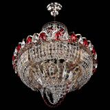 Люстра Кольцо Классика Веер красная в Магнитогорске