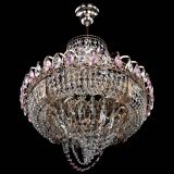 Люстра Кольцо Классика Веер розовая в Магнитогорске Люстра Кольцо Классика Веер розовая в Магнитогорске