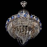 Люстра Кольцо Классика Веер синяя в Магнитогорске Люстра Кольцо Классика Веер синяя в Магнитогорске