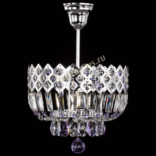 Люстра Корона №1 пластинка фиолетовая в Магнитогорске Гусь Хрустальный