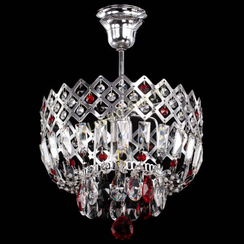 Люстра Корона №1 пластинка разноцветная в Магнитогорске Гусь Хрустальный