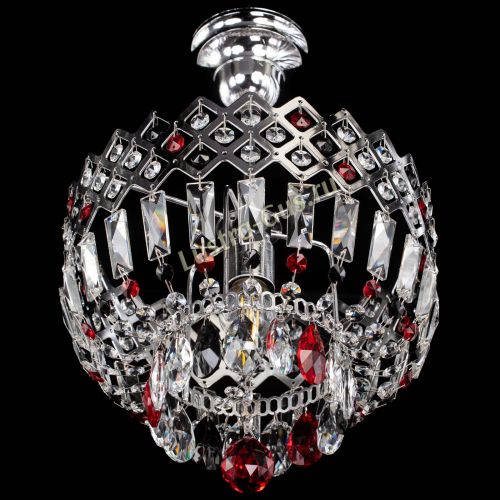 Люстра Корона №1 пластинка разноцветная в Магнитогорске Гусь Хрустальный