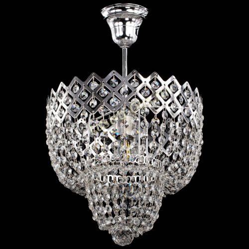 Люстра Корона №2 с подвесом в Магнитогорске Гусь Хрустальный