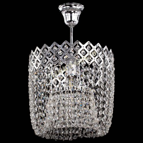 Люстра Корона №3 с подвесом в Магнитогорске Гусь Хрустальный