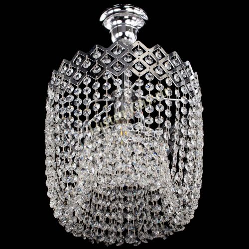 Люстра Корона №3 с подвесом в Магнитогорске Гусь Хрустальный