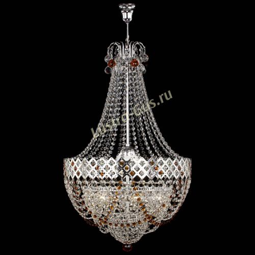 Люстра Корона №5 с подвесом Чайная в Магнитогорске Гусь Хрустальный