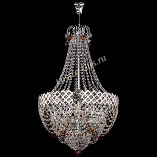 Люстра Корона №5 с подвесом Чайная в Магнитогорске Гусь Хрустальный