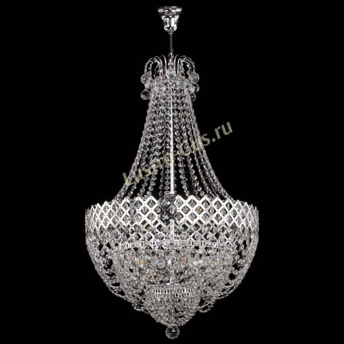 Люстра Корона №5 с подвесом в Магнитогорске Гусь Хрустальный
