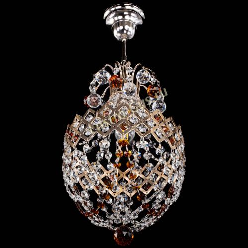 Люстра Корона №6 чайная в Магнитогорске Гусь Хрустальный