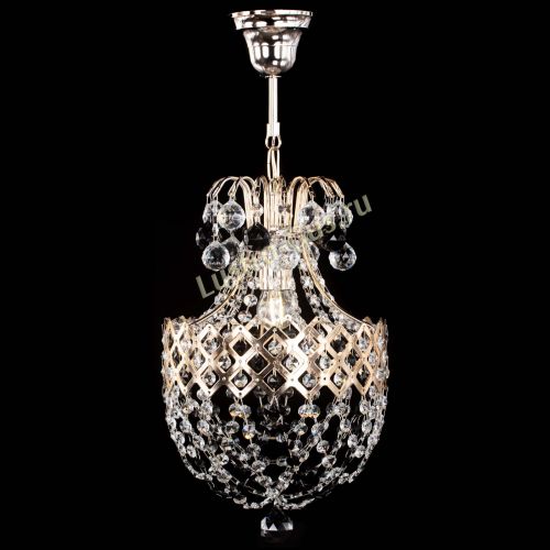 Люстра Корона №6 черная в Магнитогорске Гусь Хрустальный