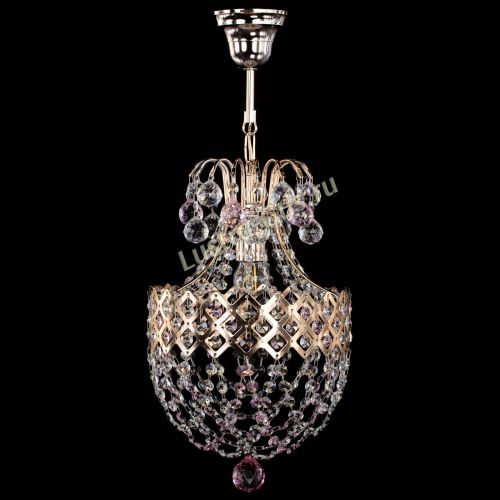 Люстра Корона №6 красная в Магнитогорске Гусь Хрустальный