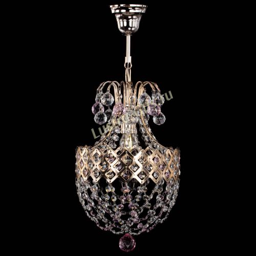 Люстра Корона №6 красная в Магнитогорске Гусь Хрустальный