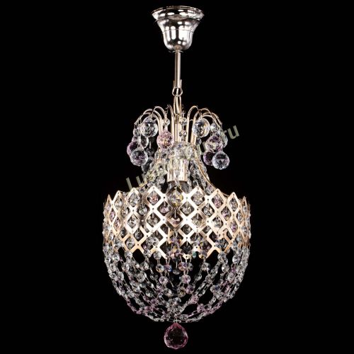 Люстра Корона №6 красная в Магнитогорске Гусь Хрустальный