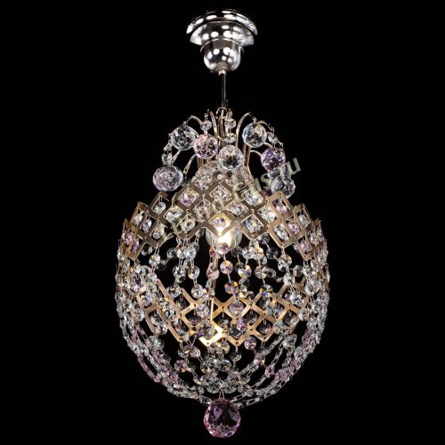 Люстра Корона №6 красная в Магнитогорске Гусь Хрустальный