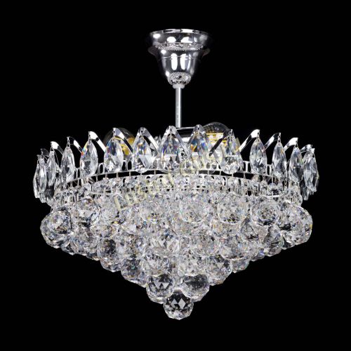 Люстра Корона Капель шар 3 лампы в Магнитогорске Гусь Хрустальный
