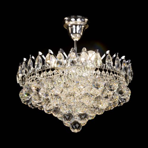 Люстра Корона Капель шар 3 лампы в Магнитогорске Гусь Хрустальный