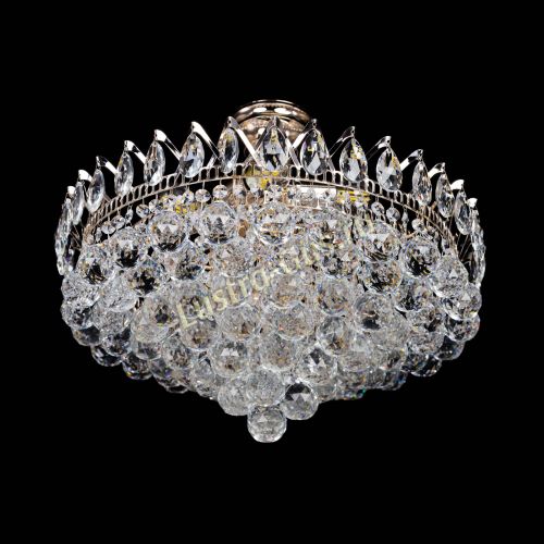 Люстра Корона Капель шар 5 ламп в Магнитогорске Гусь Хрустальный