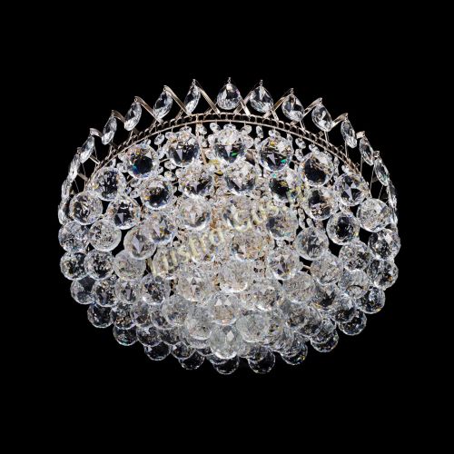 Люстра Корона Капель шар 5 ламп в Магнитогорске Гусь Хрустальный