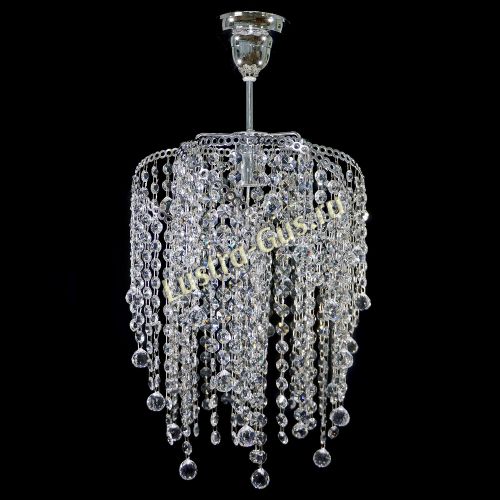 Люстра Космея №1 капель мини  в Магнитогорске Гусь Хрустальный