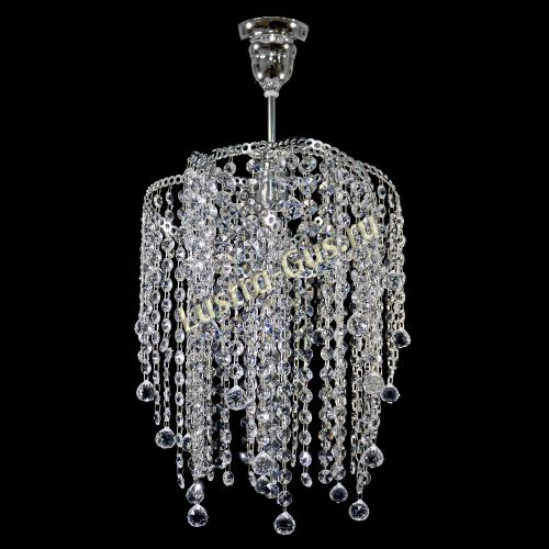 Люстра Космея №1 капель мини  в Магнитогорске Гусь Хрустальный