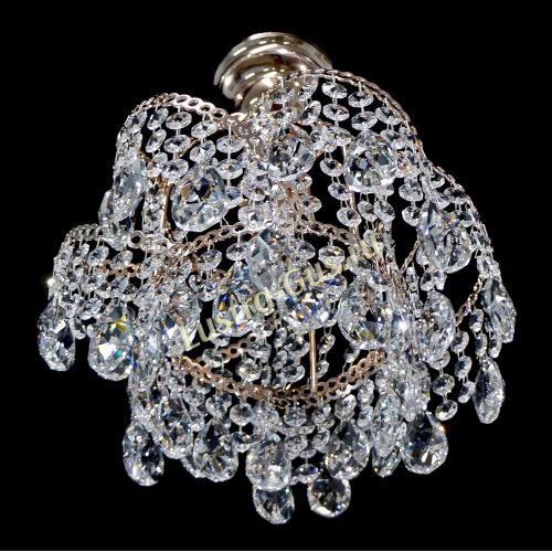 Люстра Космея №1 журавлик мини  в Магнитогорске Гусь Хрустальный