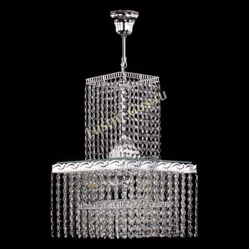 Люстра Квадрат №3 с подвесом в Магнитогорске Гусь Хрустальный