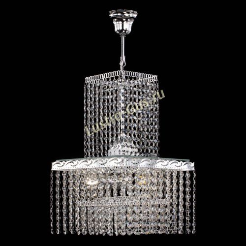 Люстра Квадрат №3 с подвесом в Магнитогорске Гусь Хрустальный