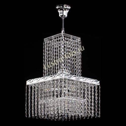 Люстра Квадрат №3 с подвесом в Магнитогорске Гусь Хрустальный