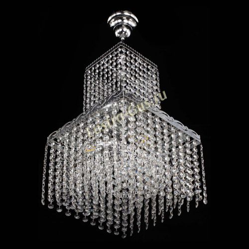 Люстра Квадрат №3 с подвесом в Магнитогорске Гусь Хрустальный