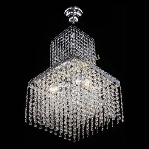 Люстра Квадрат №3 с подвесом в Магнитогорске Гусь Хрустальный