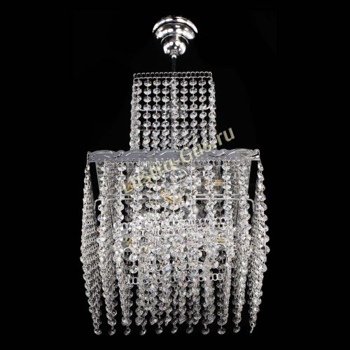 Люстра Квадрат №3 с подвесом в Магнитогорске Гусь Хрустальный