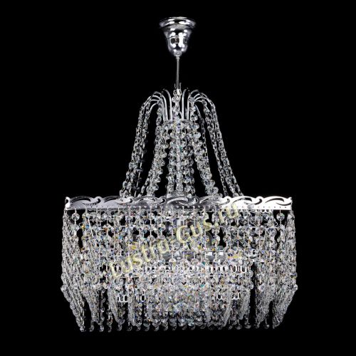 Люстра Квадрат Оптикон с подвесом в Магнитогорске Гусь Хрустальный