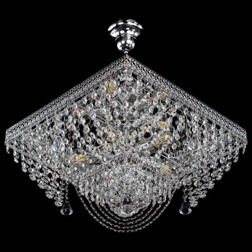 Люстра Квадрат Венеция №24 подвесная в Магнитогорске Гусь Хрустальный