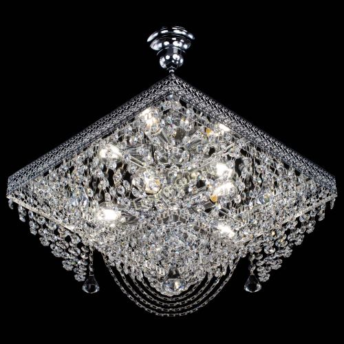 Люстра Квадрат Венеция №24 подвесная в Магнитогорске Гусь Хрустальный