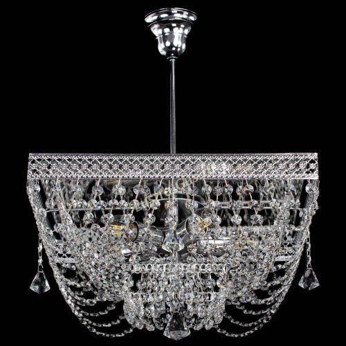 Люстра Квадрат Венеция №24 подвесная в Магнитогорске Гусь Хрустальный