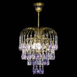 Люстра Лора №3 под бронзу фиолетовая в Магнитогорске