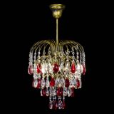 Люстра Лора №3 под бронзу красная в Магнитогорске Люстра Лора №3 под бронзу красная в Магнитогорске