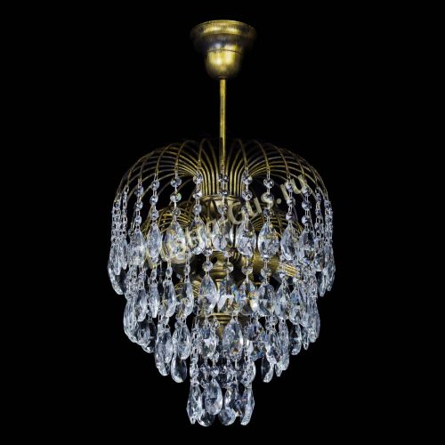 Люстра Лора №3 под бронзу в Магнитогорске Гусь Хрустальный